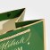 Laminated packet "Malachite", 25 x 23 x 18 cm, new year