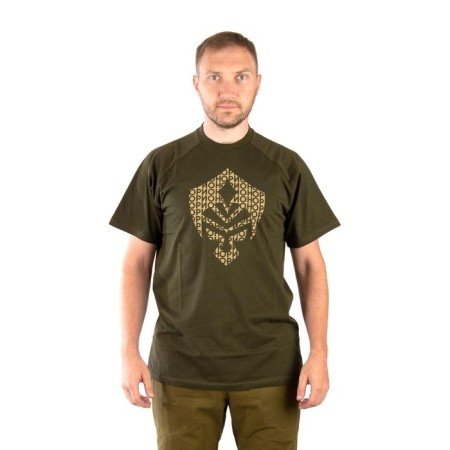 T-shirt Orion Shield, Cotton, Haki, Rr. M