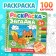 Coloring - a riddle by children's numbers, 100 pictures, 3+