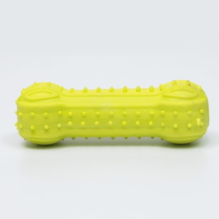 Chewing toy "Chubby bone", TPR, 12.8 cm, salad-1