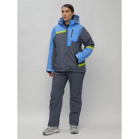 Ski suit female, size 58, blue color-30