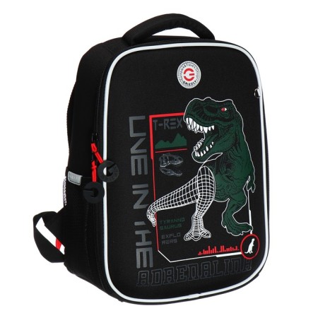 Frame saturation, 37 x 26 x 16 cm, Grizzly, black/red-1
