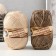 Yarn "NOSTOCE PRODUCATION" 100% polypropylene 200 ± 20m/50g set 2pcs (dark flax, beige)