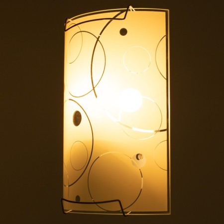 Lamp "Circles" 1 lamp E27 60 W MOLLIR. 23x16.5-3