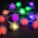 Garland “thread” 3 m with nozzles “Hedgehogs”, IP20, transparent thread, 20 LED, glow of multi (RG/RB), blinking, USB