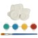 Set for Cottage Carriage "bas -relief for painting. Blue Tractor ", 1 pc.