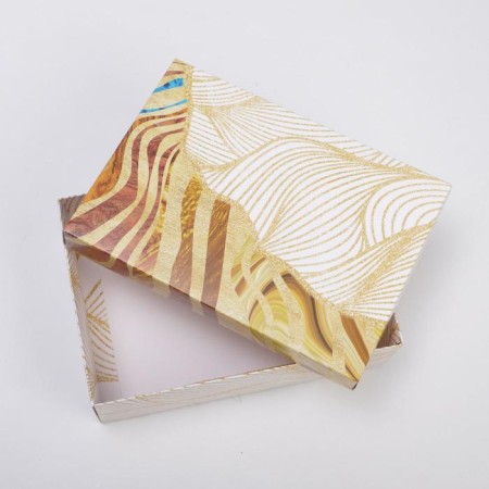 Gift folding box, packaging, “texture”, 21 x 15 x 7 cm-2