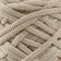 Knitting cord 100% polyester, width 3 mm 100m (ivory)