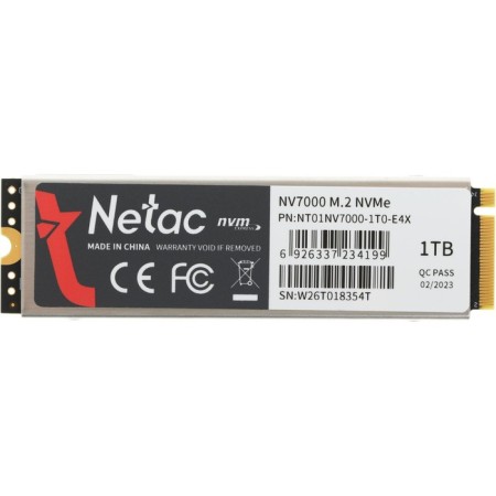 SSD NETAC PCI-E 4.0 X4 1TB NT01NV7000-1T0-E4X NV7000 M.2 2280-1