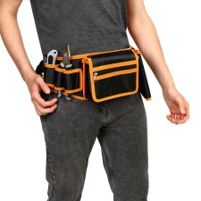 Board bag for a garden tool, on a belt, 6 pockets