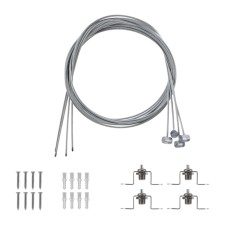 A set of suspended fasteners for LED panels No. 1 Rexant