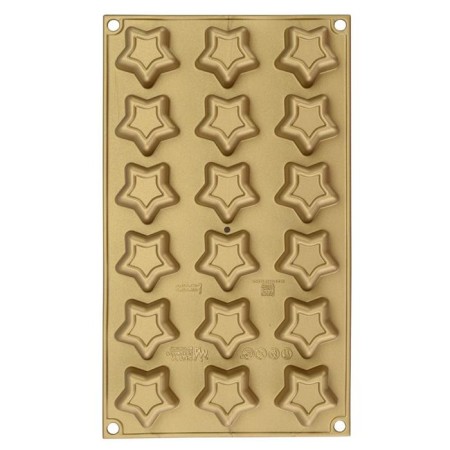Form for the preparation of cakes Stars, silicone-5