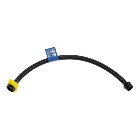 Flexible watering for water zein English, nylon, 1/2 ", tuzur nut, 40 cm, with a key, black-2
