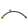 Flexible watering for water zein English, nylon, 1/2 ", tuzur nut, 40 cm, with a key, black