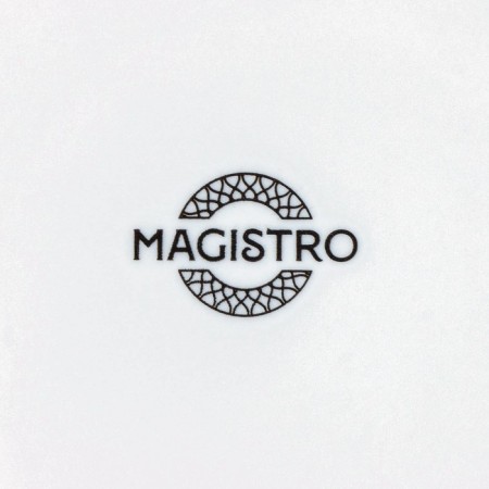 Porcelain dining plate Magistro Argos, D = 20.6 cm, white color-4