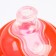 Drunker - children's impotion with soft nose "Bunny Polly", 250 ml., With handles, pink color