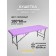 Cosmetological couch Basic + SV, size 180 × 60 × 68-84 cm, lilac color