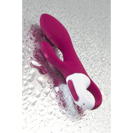 SATISFYER HEATED AFFAIR vibrator with clitoral stimulant, red color-13