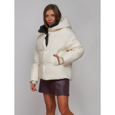 Winter jacket, size 50, beige color-4