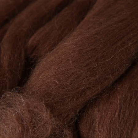 Fasting wool 100% half-toned wool 50g (416-sv. Brown)-2