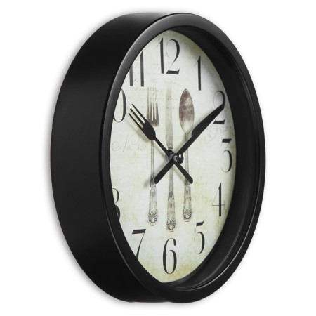 Wall clock, series: kitchen, "serving", smooth move, D-20 cm-1