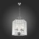 Suspended chandelier ST LUCE. SL228.103.06. TERSO. 6x40 watts, E14, 40x40x56 cm, chromium color