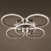 Chandelier with PDU 1833/5SL LED 160W 3000-6000k Dimmer silver 65x65x11.5 cm Bayerlux