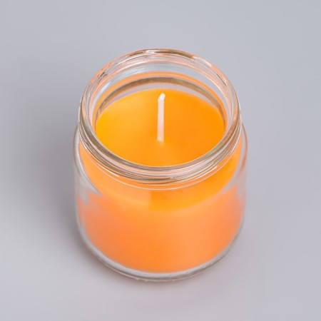 Aromatic candle in the jar "Juicy mango"-2