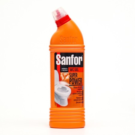SanFor WC Gel Super Power, 750 ml toilet