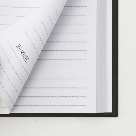 Diary in a solid cover A5, 160 L "Black"-2