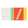 Colored paper for origami, 8 sheets, 8 colors, "kalyaka-small"
