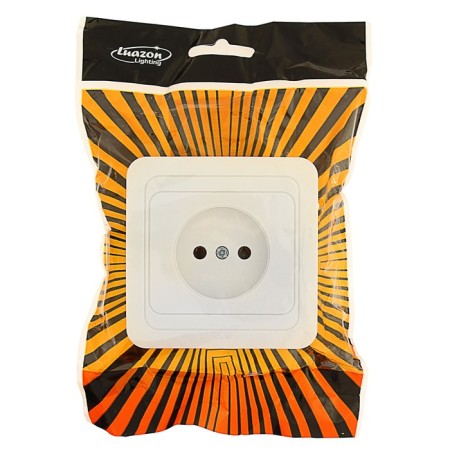 Single Luazon Lighting "ECB", 10 A, hidden, without salary, white-3