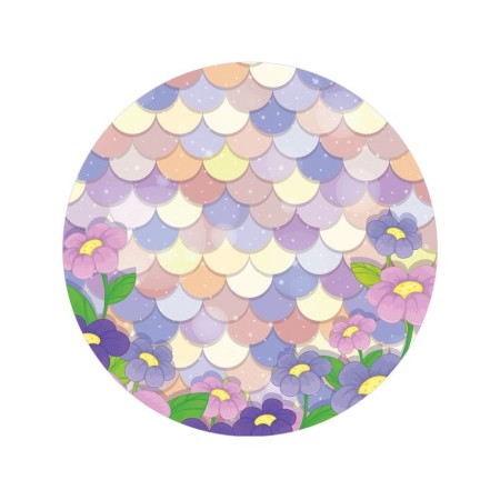 Pareo and beach rug "Fairy Tale", D = 150 cm-1