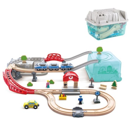 Game set of the railway "City train"-2