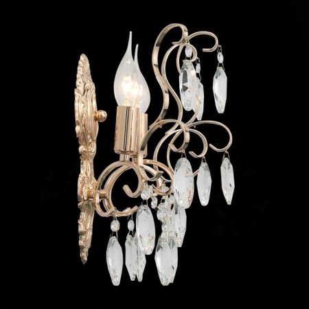 Sconces st. SL846.201.02. OoreCchini. 2x40 watts, E14, 25.5x38 cm, golden color-6