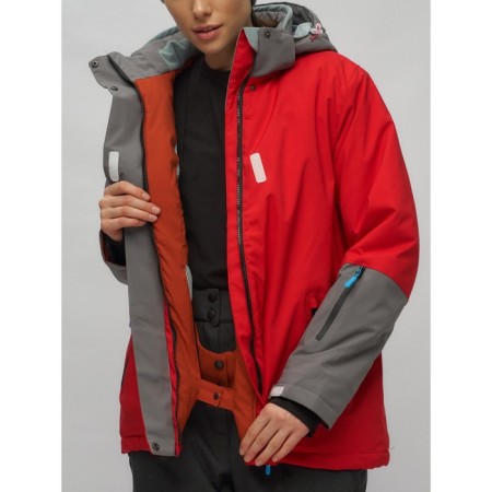 Ski suit female, size 60, red color-8