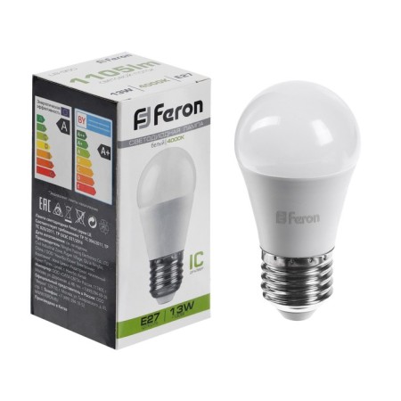 LED LED Feron (13W) 230V E27 4000K G45, LB-950