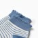 Nosk children's "strip" minku, central blue (1-4 years)