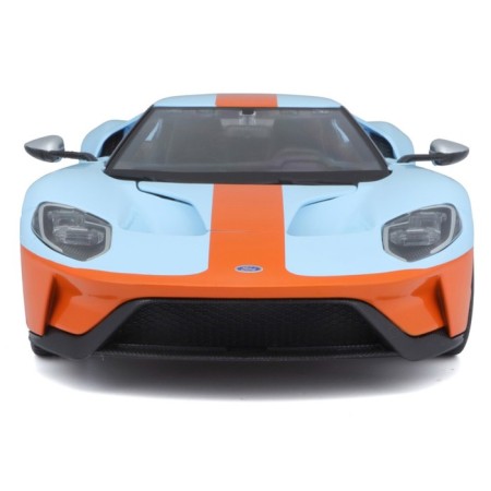 MASTO DIE-CAST 2017 Ford GT machine, opening doors, 1:18, orange-blue color-11