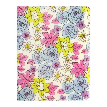 Folder with 30 Calligrata "Flowers" A4, plastic, 400 μm, mix-2