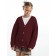 Кардиган для девочки Amarobaby Knit, рост 128 см, цвет бордовый
