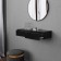 Overnight cabinet with drawers Damascus, 800x300x150, black
