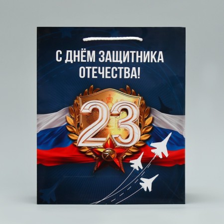 Gift Package Laminated, Packaging, Defender of the Fatherland, ML 21 x 25 x 8 cm-2