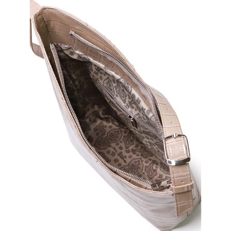 Bag Women's, Flooded Leather, 270x310x100 cm, Bezhevaya T.-4