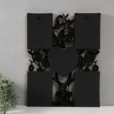 Photo frame Plastic in 5 photos 10x15 13x12 "Cash tree" Dark gold 45x35x2.5 cm-2