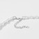 Choker "Pearl" trio, white color, 35 cm