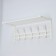 Ban with the Toronto 21 shelf, 67 × 27 × 27 cm, 5 double hooks, white color