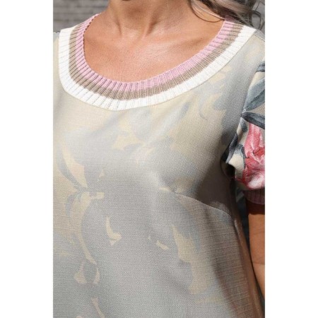 Female dress, size 50, beige color-11
