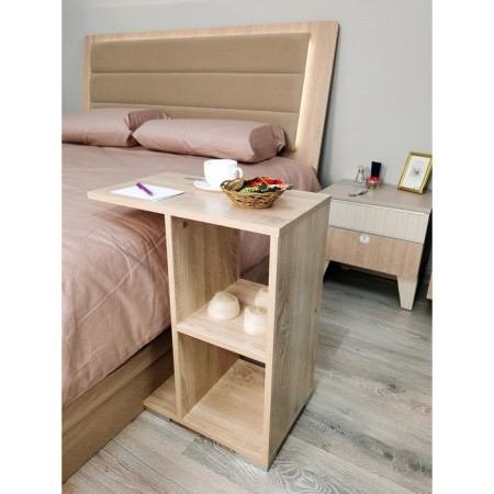 Cleat table "Light", 513 × 300 × 620 mm, sonoma oak color-2