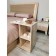 Cleat table "Light", 513 × 300 × 620 mm, sonoma oak color